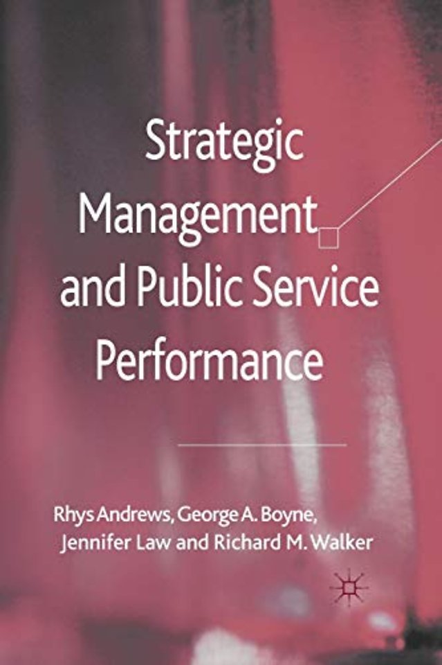 Strategic Management and Public Service Performance