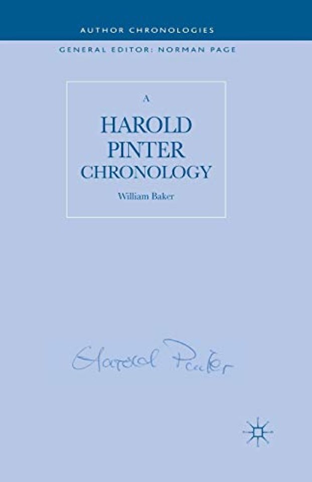 A Harold Pinter Chronology