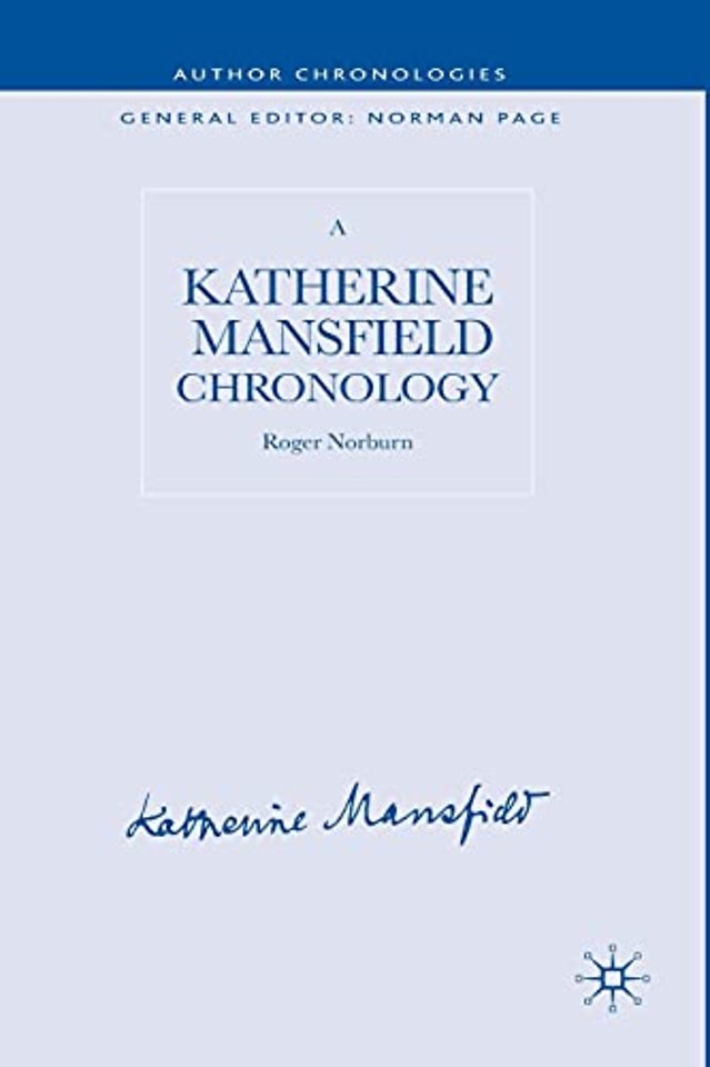 A Katherine Mansfield Chronology