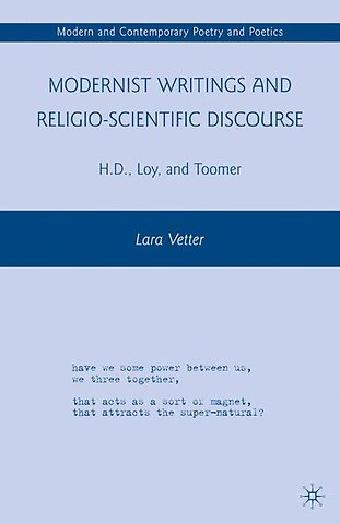 Modernist Writings and Religio-scientific Discourse
