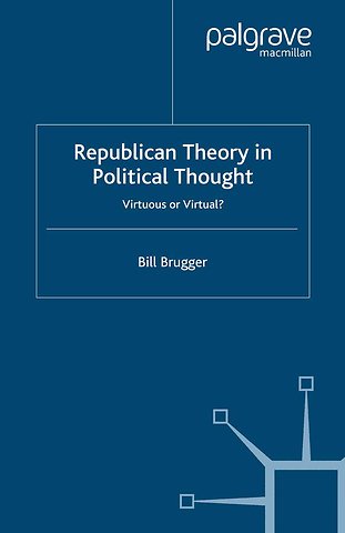 Republican Theory in Political Thought