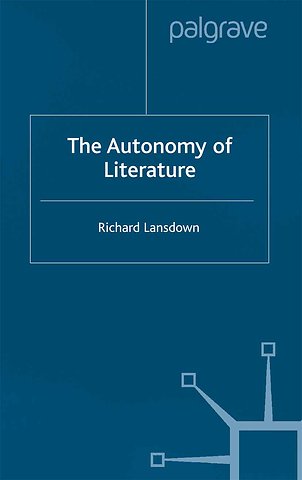 The Autonomy of Literature
