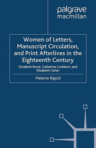 Women of Letters, Manuscript Circulation, and Print Afterlives in the Eighteenth Century