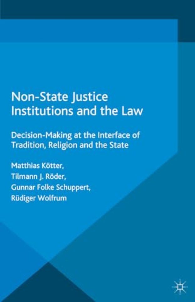 Non-State Justice Institutions and the Law