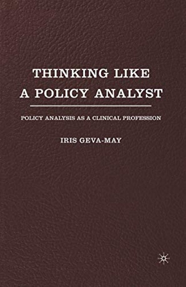 Thinking Like a Policy Analyst