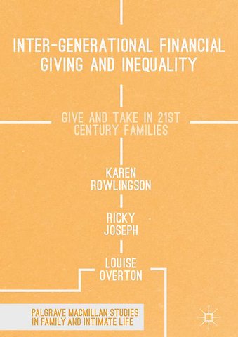 Inter-generational Financial Giving and Inequality