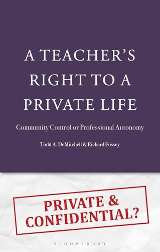 A Teacher's Right to a Private Life