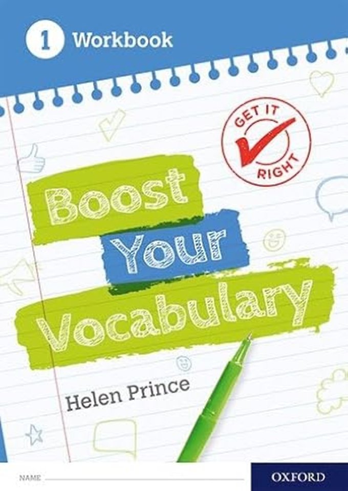 Get It Right: Boost Your Vocabulary Workbook 1 (Pack of 15)