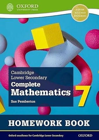 Cambridge Lower Secondary Complete Mathematics 7: Homework Book - Pack of 15 (Second Edition)
