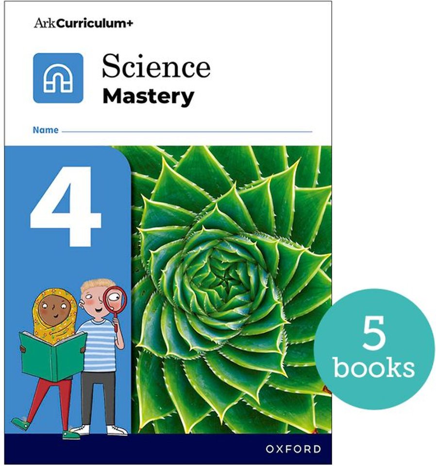 Science Mastery: Science Mastery Pupil Workbook 4 Pack of 5
