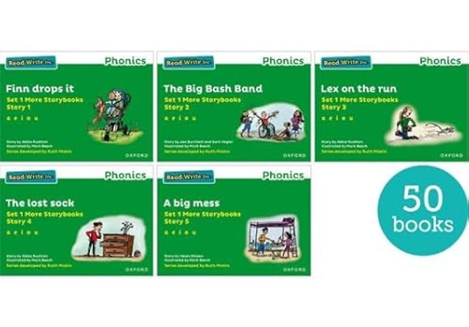 Read Write Inc. Phonics: Green Set 1 More Storybooks (Pack of 50)