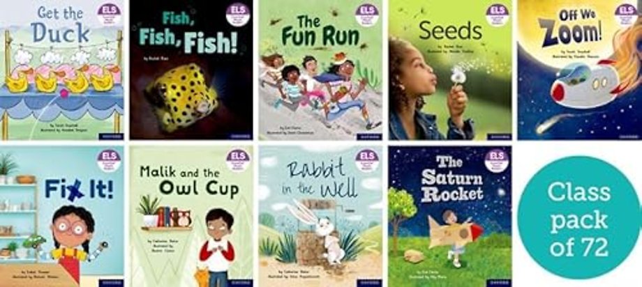 Essential Letters and Sounds: Essential Phonic Readers: Oxford Reading Level 1+-3: Class Pack of 72