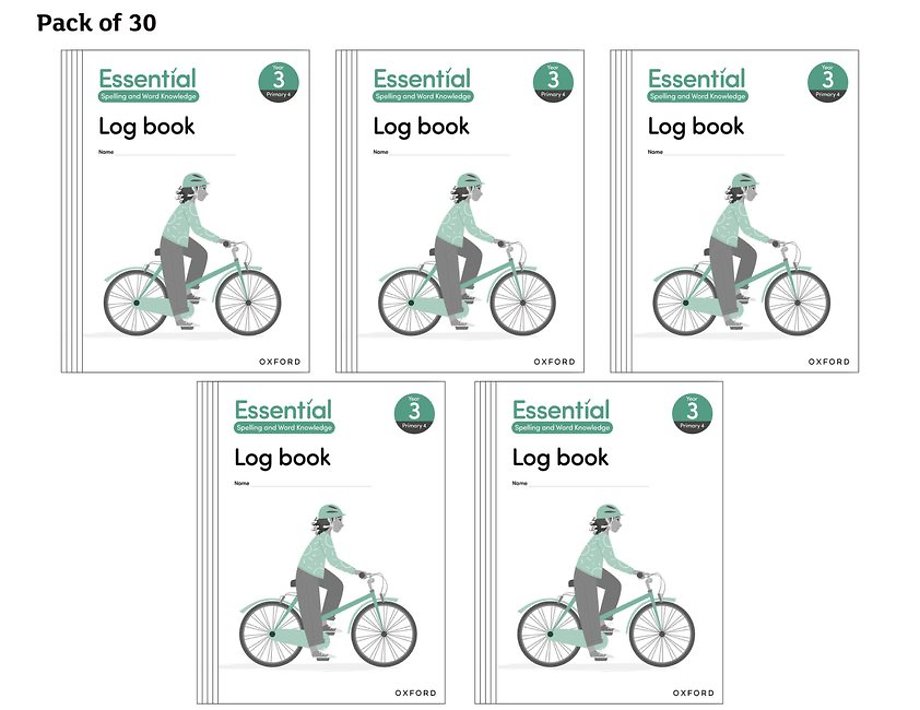 Essential Spelling and Word Knowledge: Year 3 Log Book Pack of 30