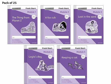Read Write Inc. Fresh Start: 2024 Modules 1-5 - Pack of 25