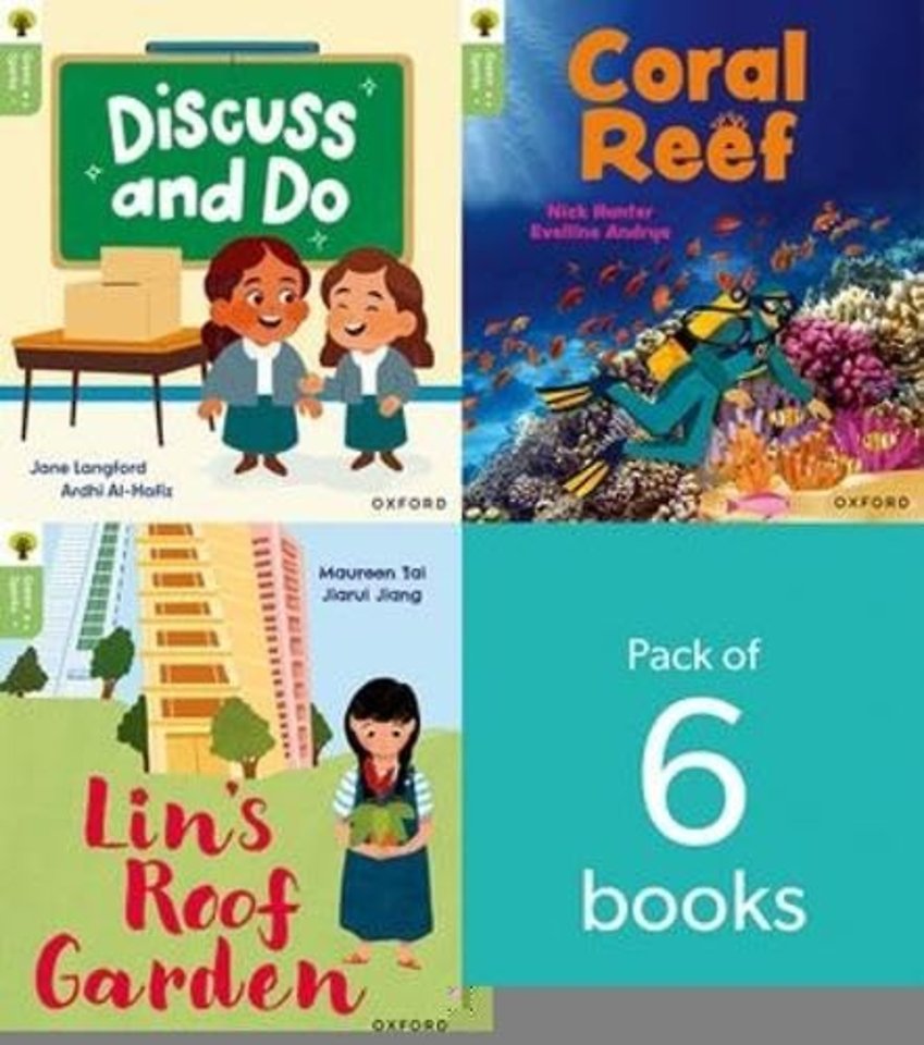 Oxford Reading Tree Green Sparks: Level 4 LEVEL 4 PACK of 6