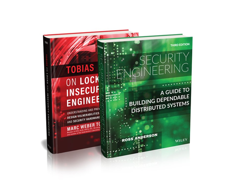 Ross Anderson Security Engineering 3rd Edition and Marc Tobias Tobias on Locks Set