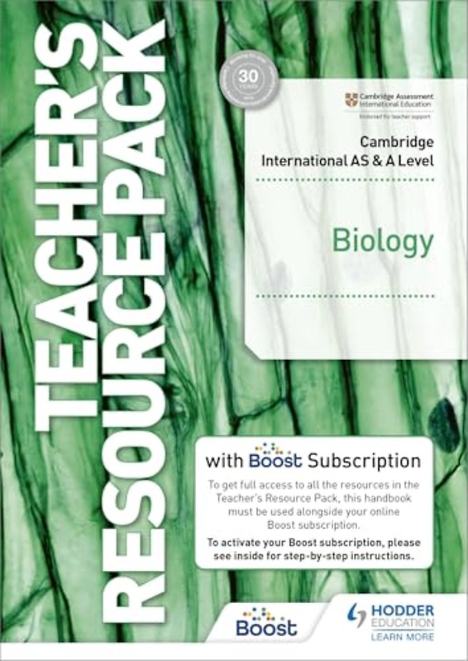 Cambridge International AS & A Level Biology Teacher's Resource Pack with Boost Subscription