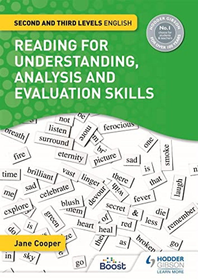 Reading for Understanding, Analysis and Evaluation Skills: Second and Third Levels English