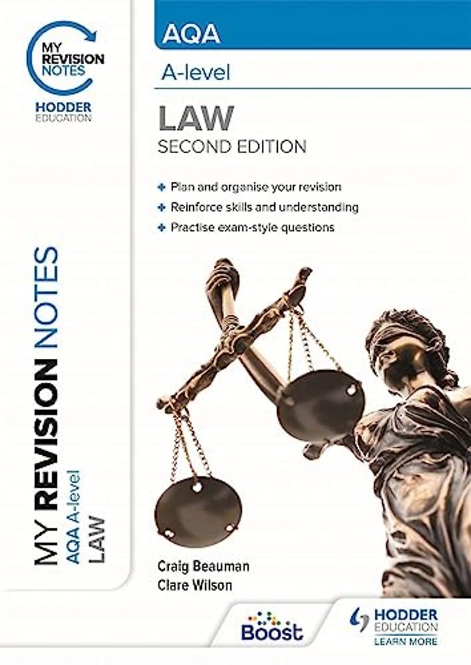 My Revision Notes: AQA A Level Law Second Edition