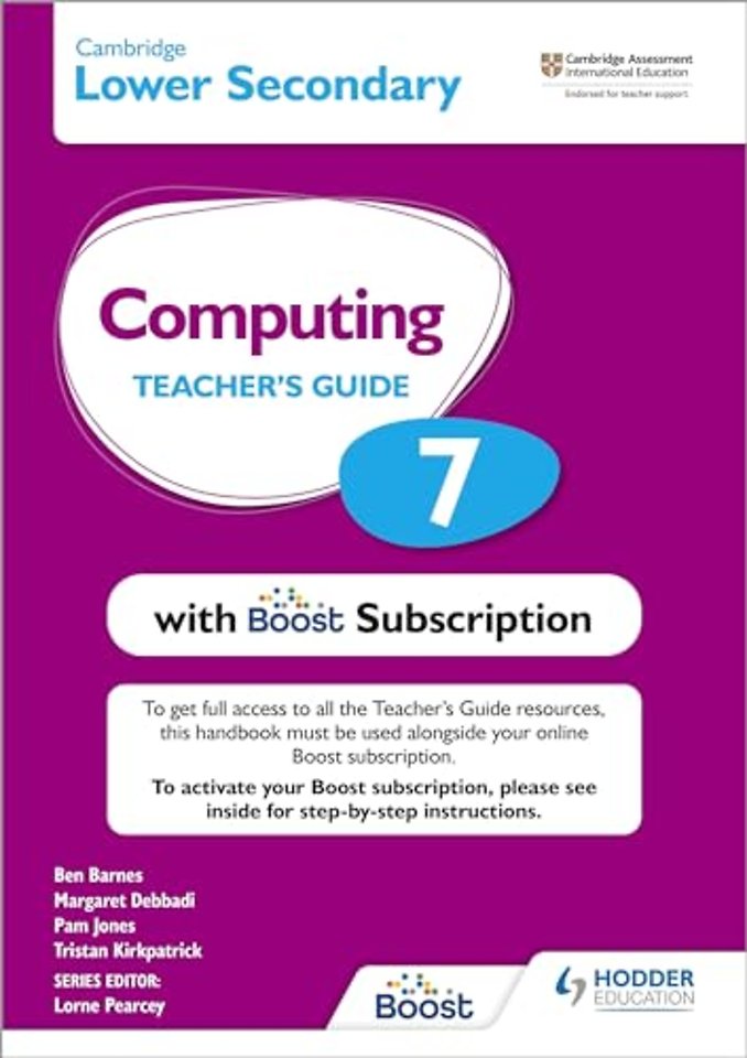 Cambridge Lower Secondary Computing 7 Teacher's Guide with Boost Subscription