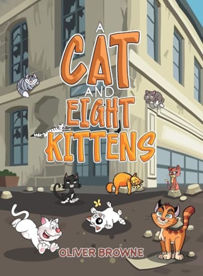 A Cat and Eight Kittens