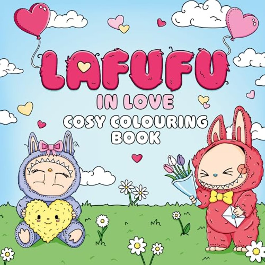 The Lafufu in Love Cosy Colouring Book
