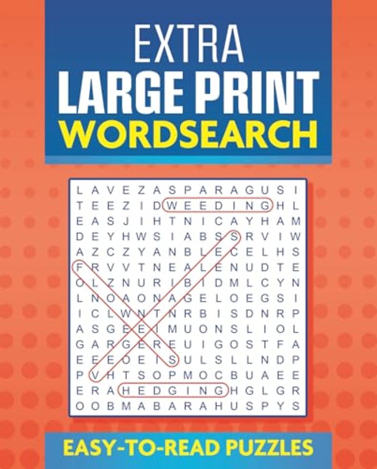 Extra Large Print Wordsearch