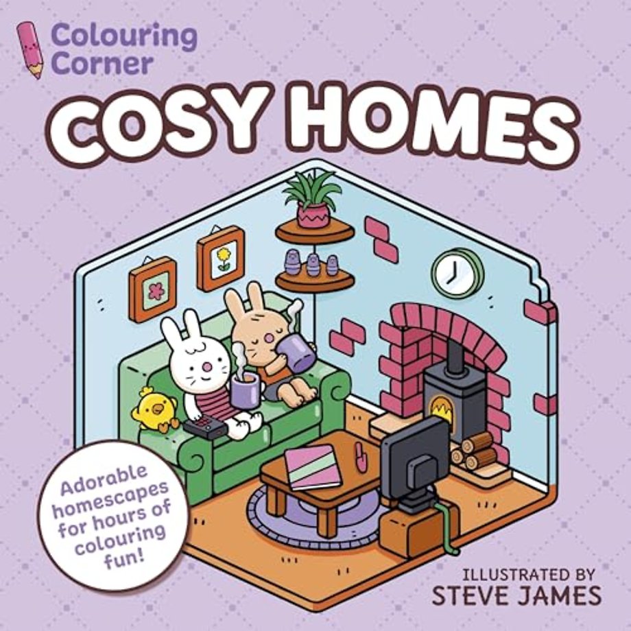 Colouring Corner: Cosy Homes