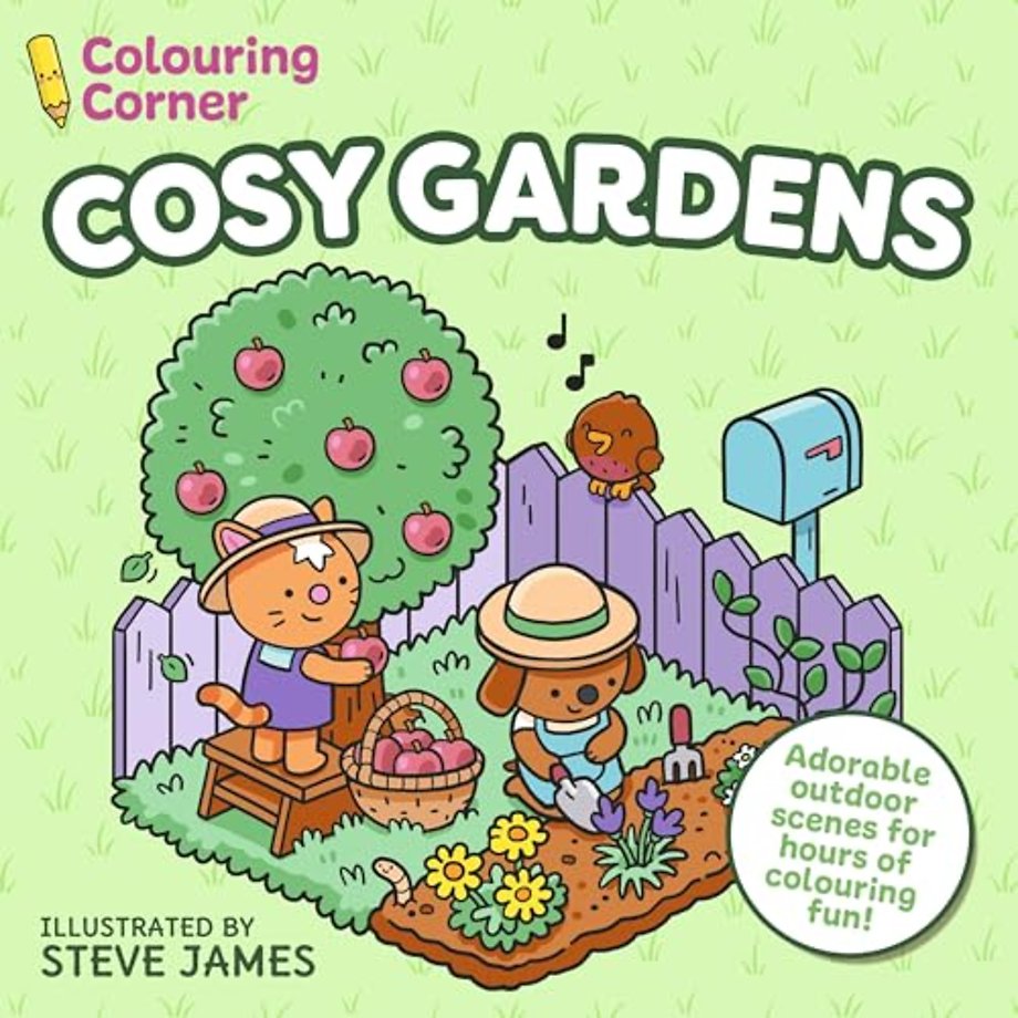 Colouring Corner: Cosy Gardens