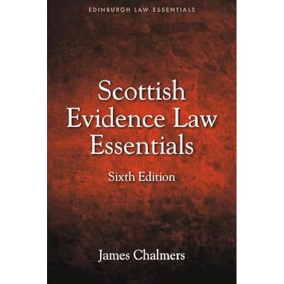 Scottish Evidence Law Essentials