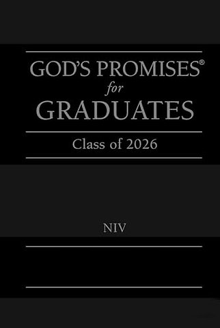 God's Promises for Graduates: Class of 2026 - Black NIV