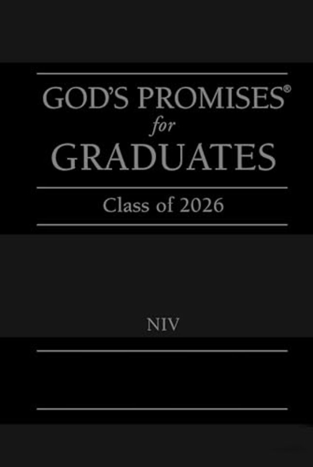 God's Promises for Graduates: Class of 2026 - Black NIV