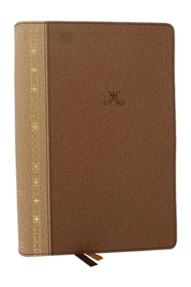Alexander Maclaren Study Bible: Encouragement and Insights for a Christ-Centered Life (NKJV, Brown Leathersoft, Comfort Print, Thumb Indexed)