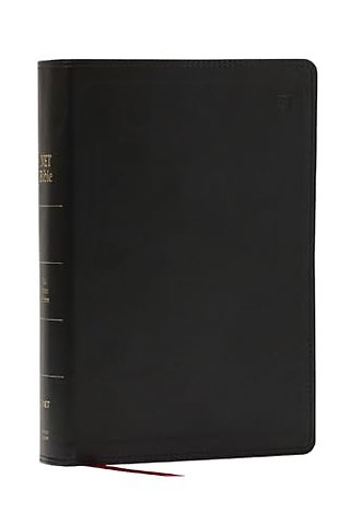 NET Bible, Full Notes Edition (NET Black Leathersoft, Comfort Print, Thumb Indexed)