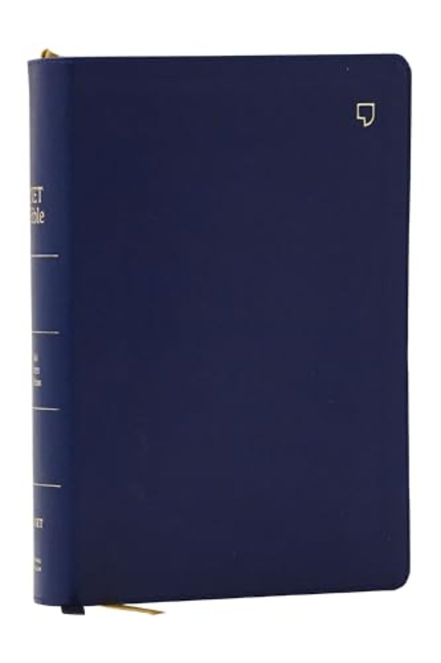 NET Bible, Full Notes Edition (NET, Blue Leathersoft, Comfort Print, Thumb Indexed)