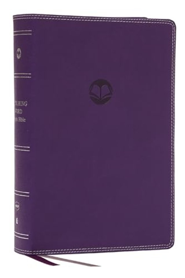 Enduring Word Study Bible: Pastoral Commentary from Every Chapter of the Bible (NKJV, Purple Leathersoft, Red Letter, Comfort Print, Thumb Indexed)
