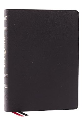 LSB, MacArthur Study Bible, Black Genuine Leather, Comfort Print