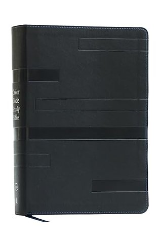 Color Code Study Bible, Revealing God's Truth Color by Color (KJV, Black Leathersoft, Red Letter)