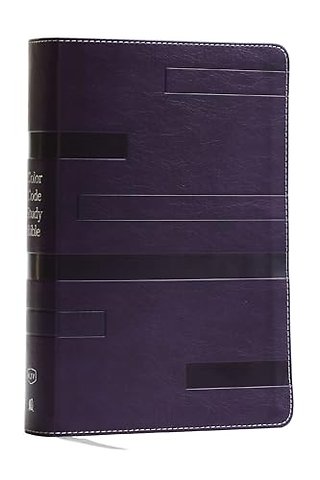 Color Code Study Bible, Revealing God's Truth Color by Color (KJV, Purple Leathersoft, Red Letter, Thumb Indexed)