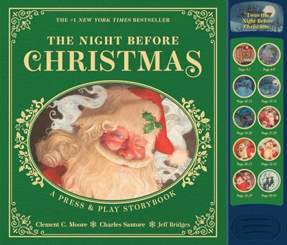 The Night Before Christmas Press and   Play Storybook