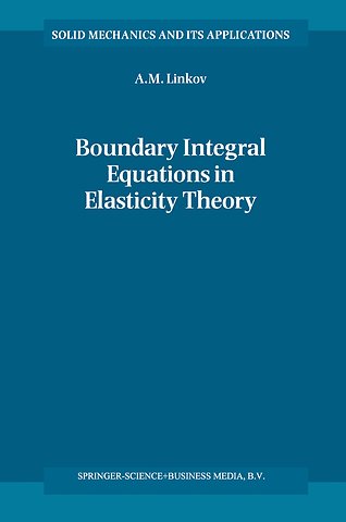 Boundary Integral Equations in Elasticity Theory