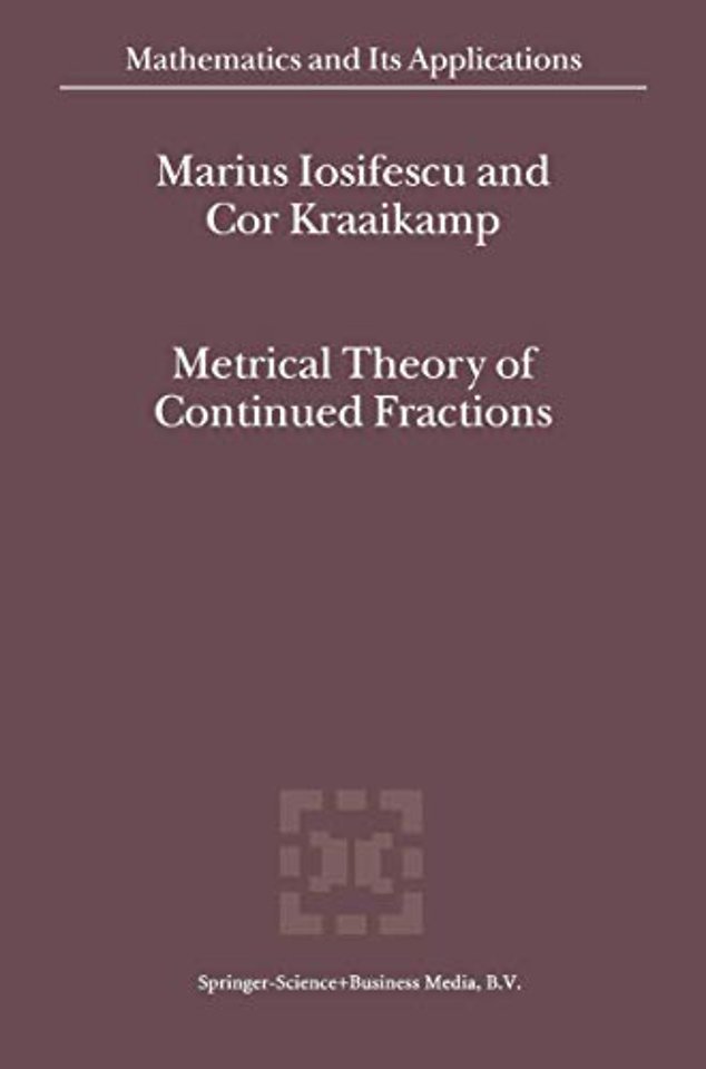 Metrical Theory of Continued Fractions
