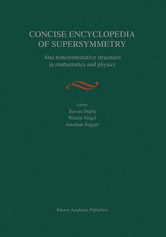 Concise Encyclopedia of Supersymmetry