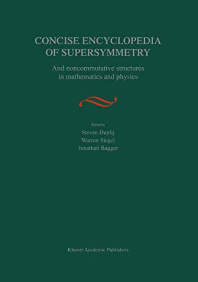 Concise Encyclopedia of Supersymmetry
