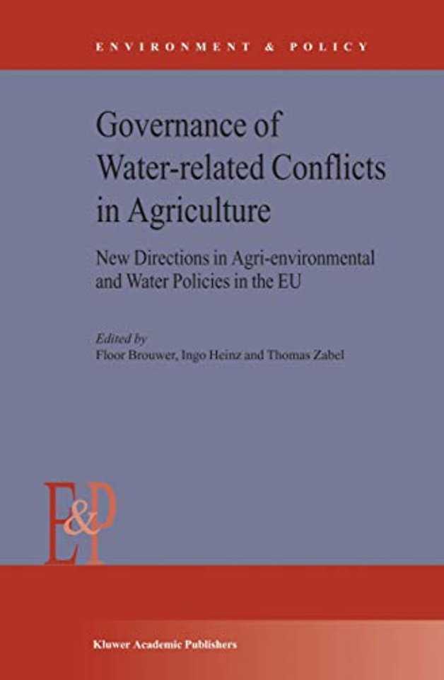 Governance of Water-Related Conflicts in Agriculture