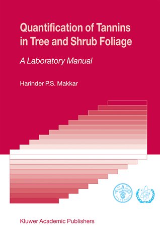 Quantification of Tannins in Tree and Shrub Foliage