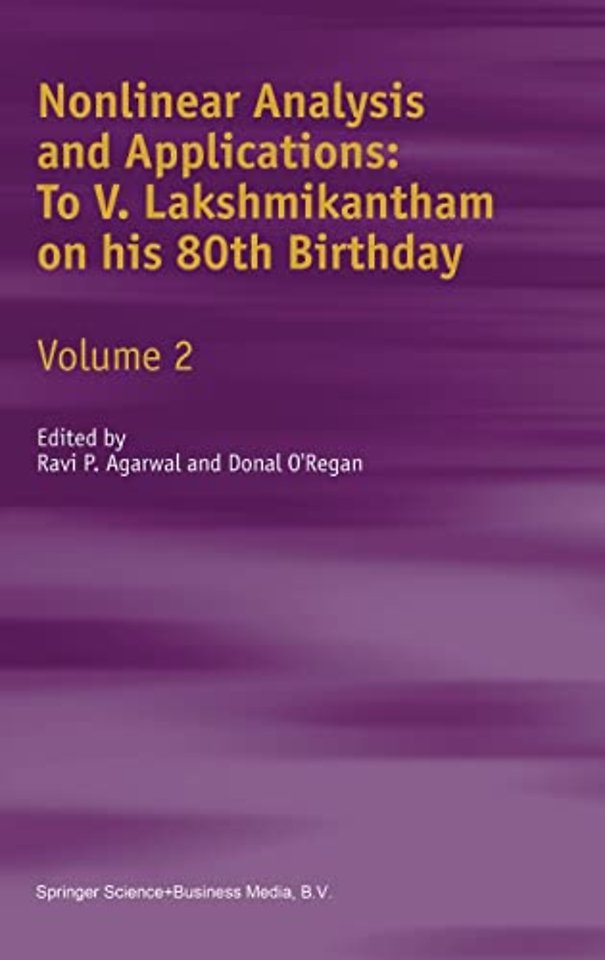 Nonlinear Analysis and Applications