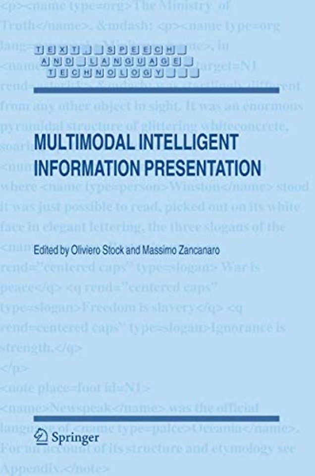 Multimodal Intelligent Information Presentation