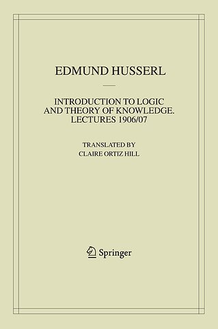 Introduction to Logic and Theory of Knowledge