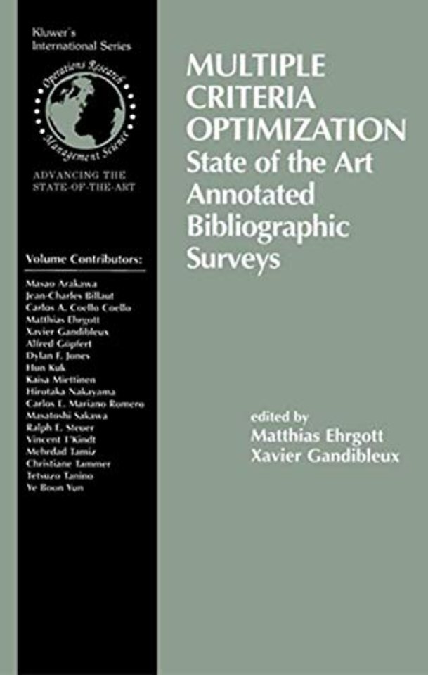 Multiple Criteria Optimization